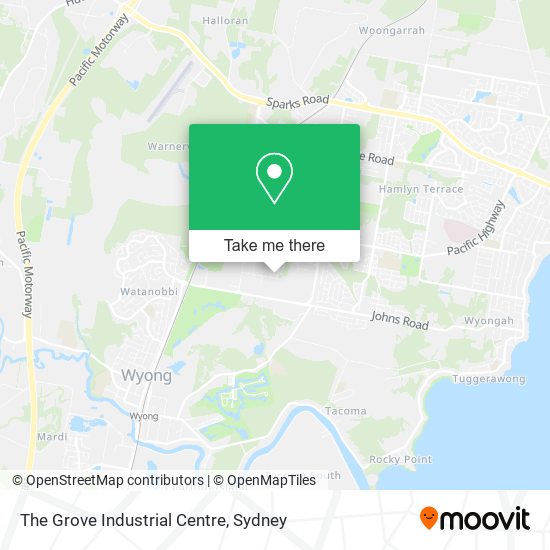 Mapa The Grove Industrial Centre