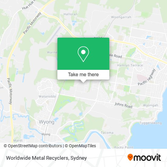 Worldwide Metal Recyclers map