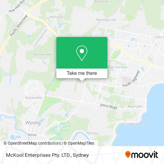 McKool Enterprises Pty. LTD. map