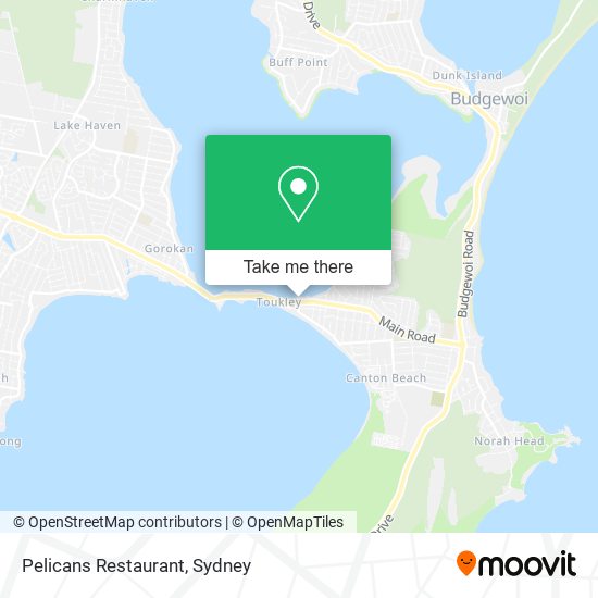 Pelicans Restaurant map