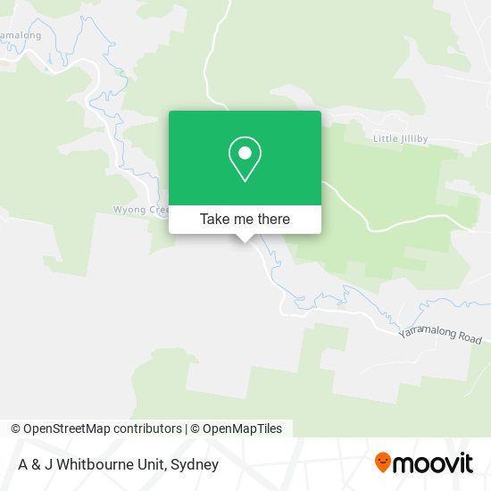 A & J Whitbourne Unit map