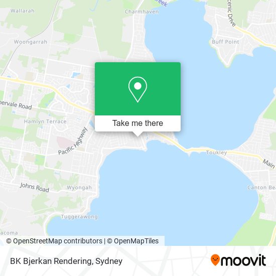BK Bjerkan Rendering map