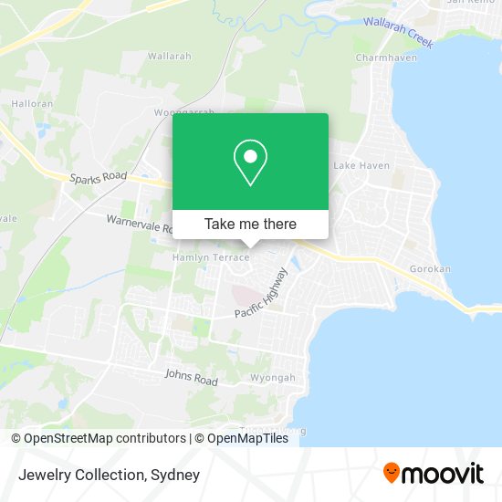 Jewelry Collection map