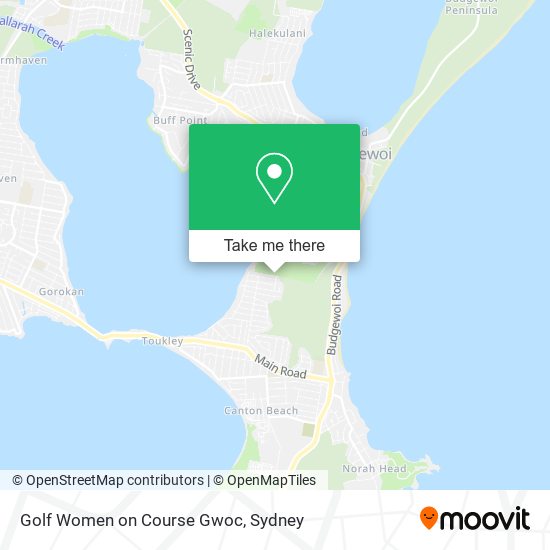 Golf Women on Course Gwoc map