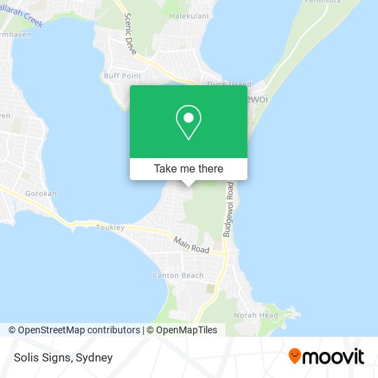 Solis Signs map