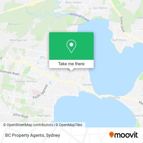 BC Property Agents map