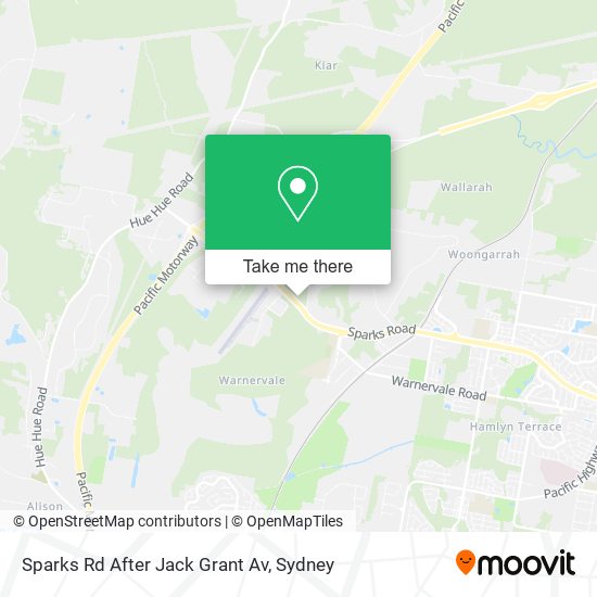 Sparks Rd After Jack Grant Av map