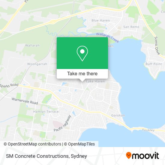 SM Concrete Constructions map