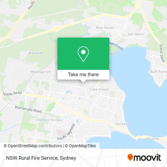 NSW Rural Fire Service map