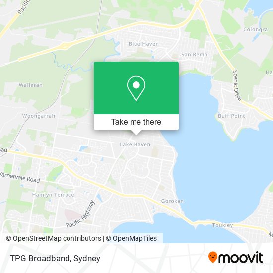 TPG Broadband map