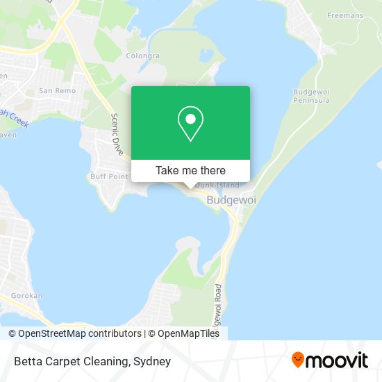 Mapa Betta Carpet Cleaning