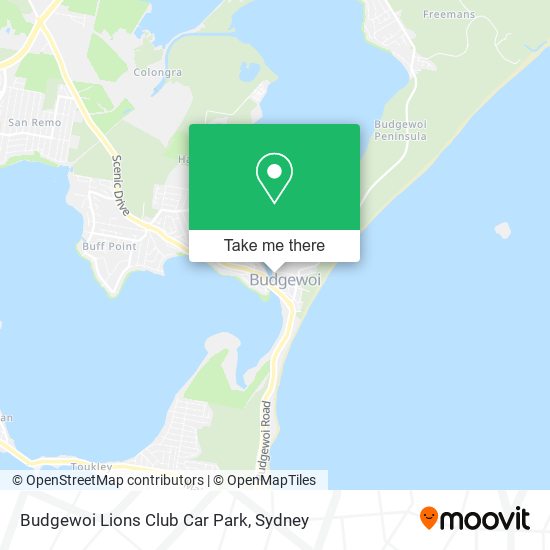 Budgewoi Lions Club Car Park map