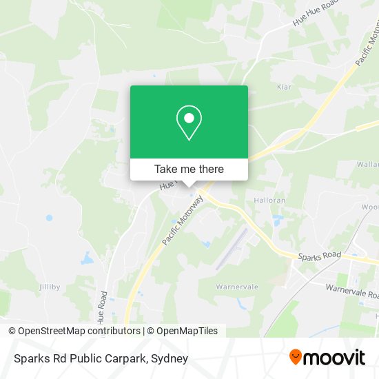 Sparks Rd Public Carpark map