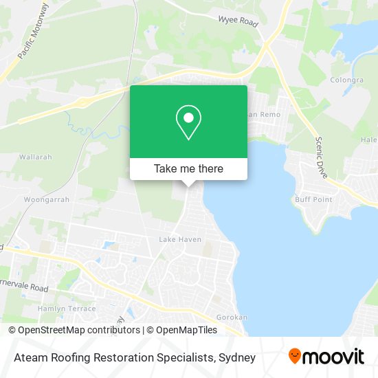 Ateam Roofing Restoration Specialists map