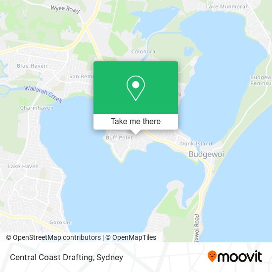 Central Coast Drafting map