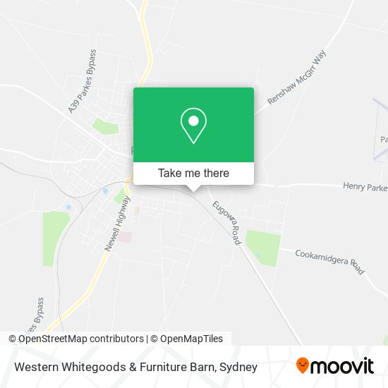 Western Whitegoods & Furniture Barn map