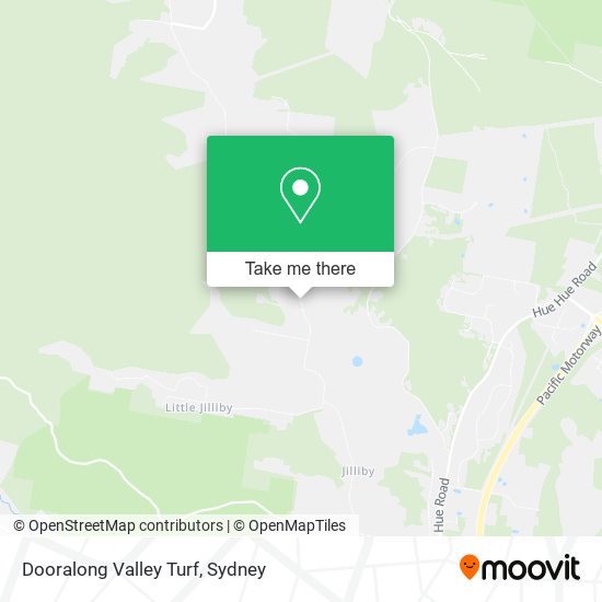 Mapa Dooralong Valley Turf