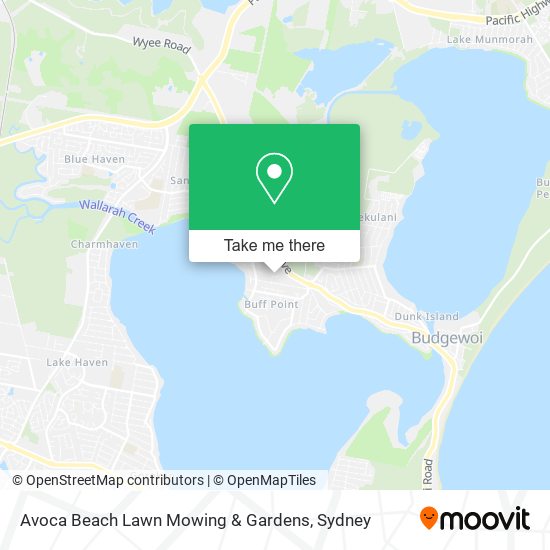 Avoca Beach Lawn Mowing & Gardens map