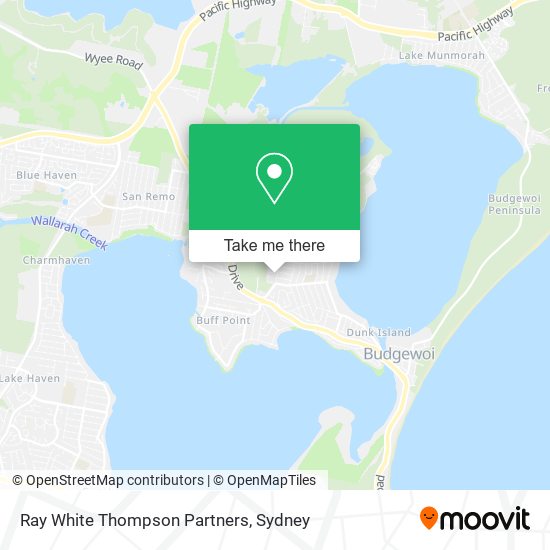 Ray White Thompson Partners map