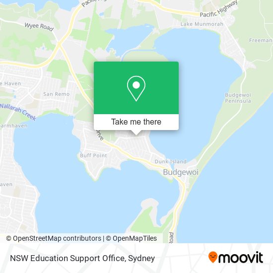 Mapa NSW Education Support Office