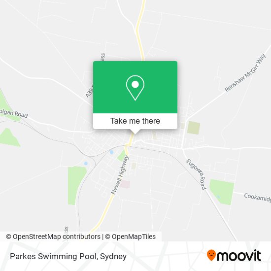 Parkes Swimming Pool map
