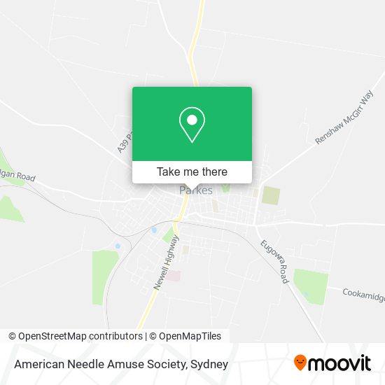 American Needle Amuse Society map
