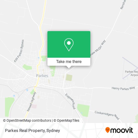 Parkes Real Property map