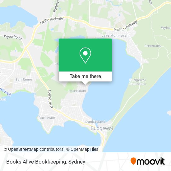 Books Alive Bookkeeping map