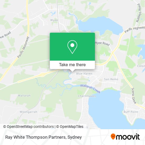 Ray White Thompson Partners map