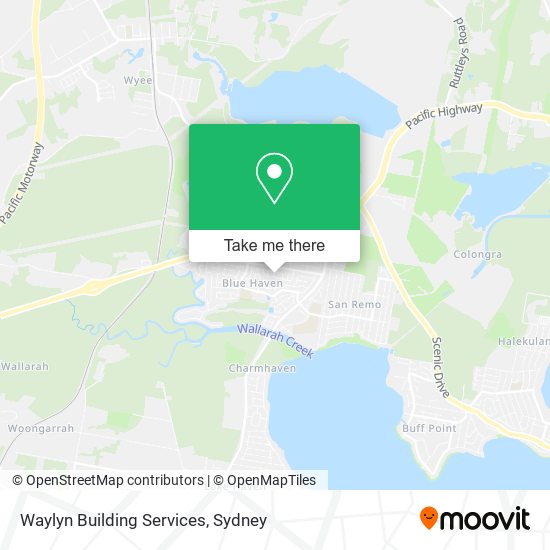 Mapa Waylyn Building Services