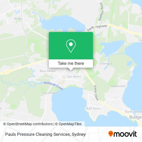 Pauls Pressure Cleaning Services map