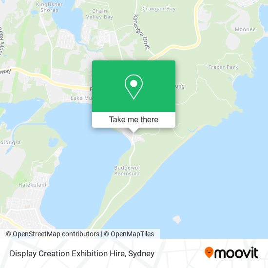 Display Creation Exhibition Hire map