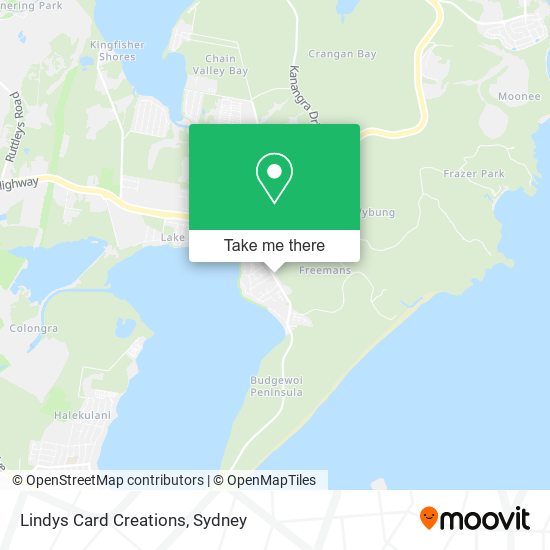 Lindys Card Creations map
