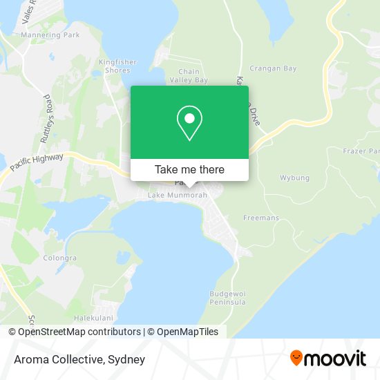 Aroma Collective map