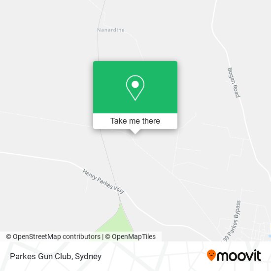 Parkes Gun Club map