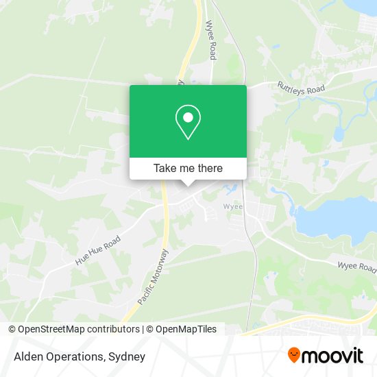 Alden Operations map