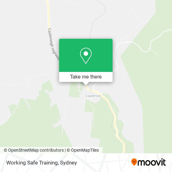 Working Safe Training map