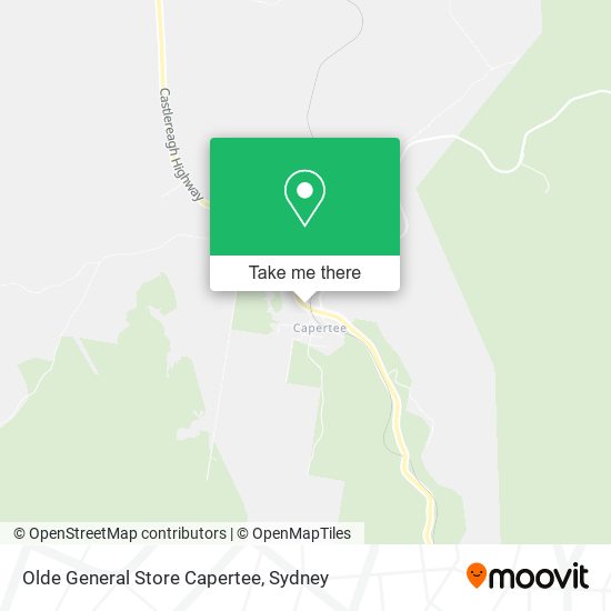 Olde General Store Capertee map