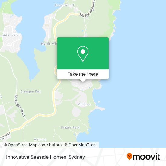 Innovative Seaside Homes map