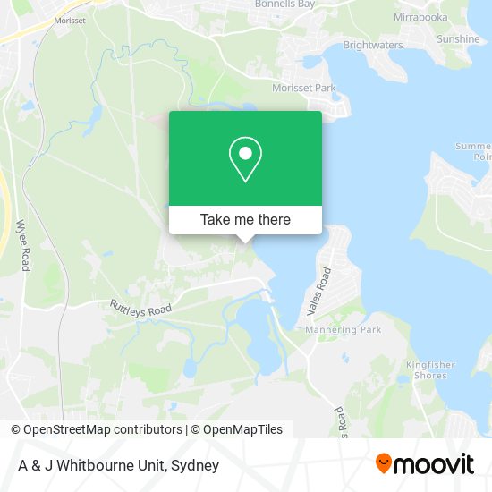 A & J Whitbourne Unit map