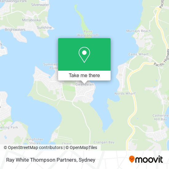 Ray White Thompson Partners map
