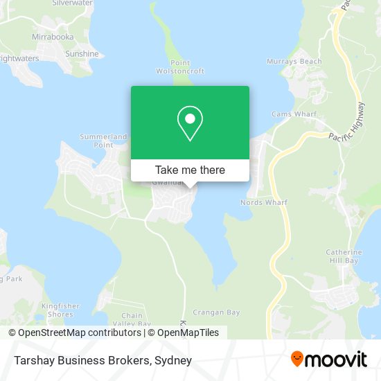 Tarshay Business Brokers map