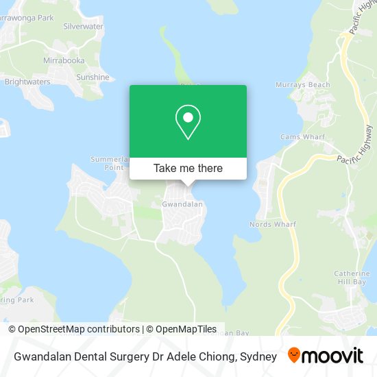 Gwandalan Dental Surgery Dr Adele Chiong map