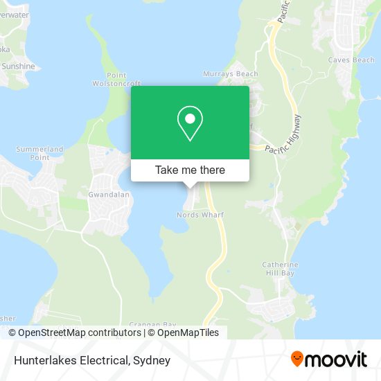 Hunterlakes Electrical map