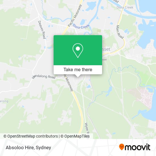 Absoloo Hire map