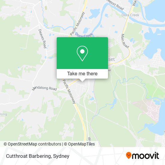 Cutthroat Barbering map