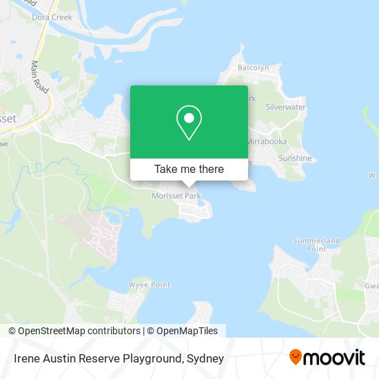 Irene Austin Reserve Playground map