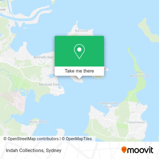 Indah Collections map