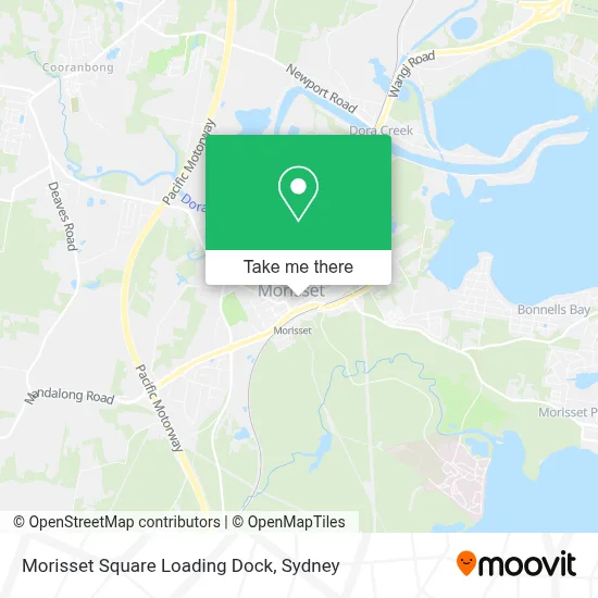 Morisset Square Loading Dock map