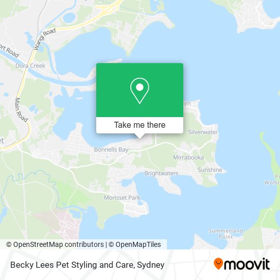 Becky Lees Pet Styling and Care map